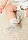 Cordelia Floral Bloomer with Bow in Pink Made with Liberty Fabric (1m-2yrs) Bloomers from Pepa London US