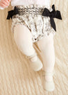 Audrey Floral Bloomers in White (1mth-12mths) Bloomers  from Pepa London US