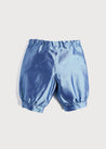 Blue Silk Celebration Knickerbockers (2-10yrs) Shorts  from Pepa London US