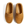 Camel Brown Suede Loafers Shoes  from Pepa London US