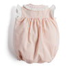 Classic Pink Hand Smocked Romper Rompers  from Pepa London US