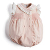 Classic Pink Hand Smocked Romper Rompers  from Pepa London US