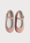 Girls Suede Pink Mary-Jane Shoes (24-34EU) Shoes  from Pepa London US