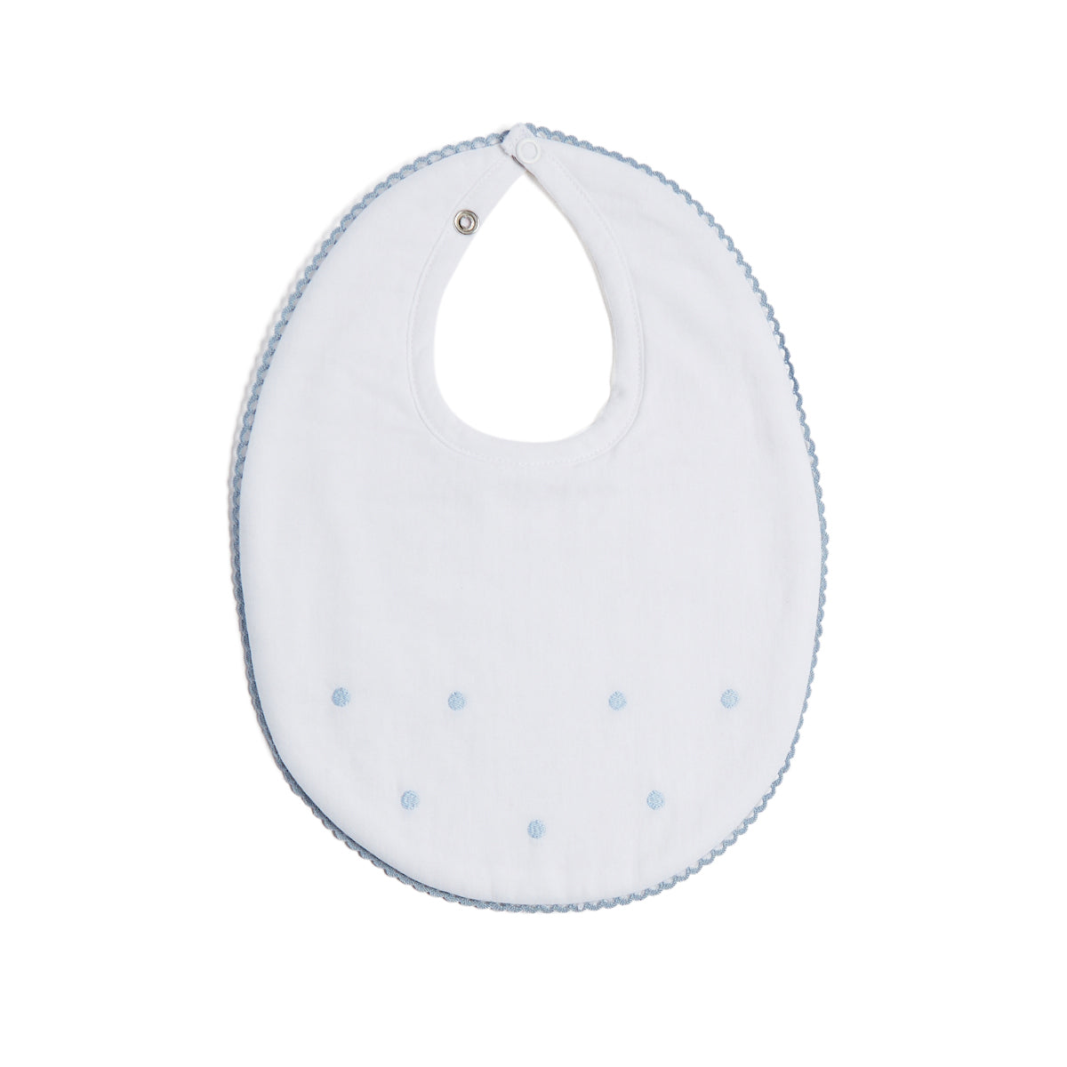 Delicate Blue Cotton Multipack Bibs ACCESSORIES from Pepa London US