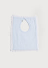 Blue Striped Cotton Bib Accessories  from Pepa London US