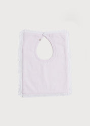 Pink Striped Cotton Bib ACCESSORIES from Pepa London US
