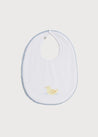 Duck Embroidered Cotton Bib Accessories  from Pepa London US