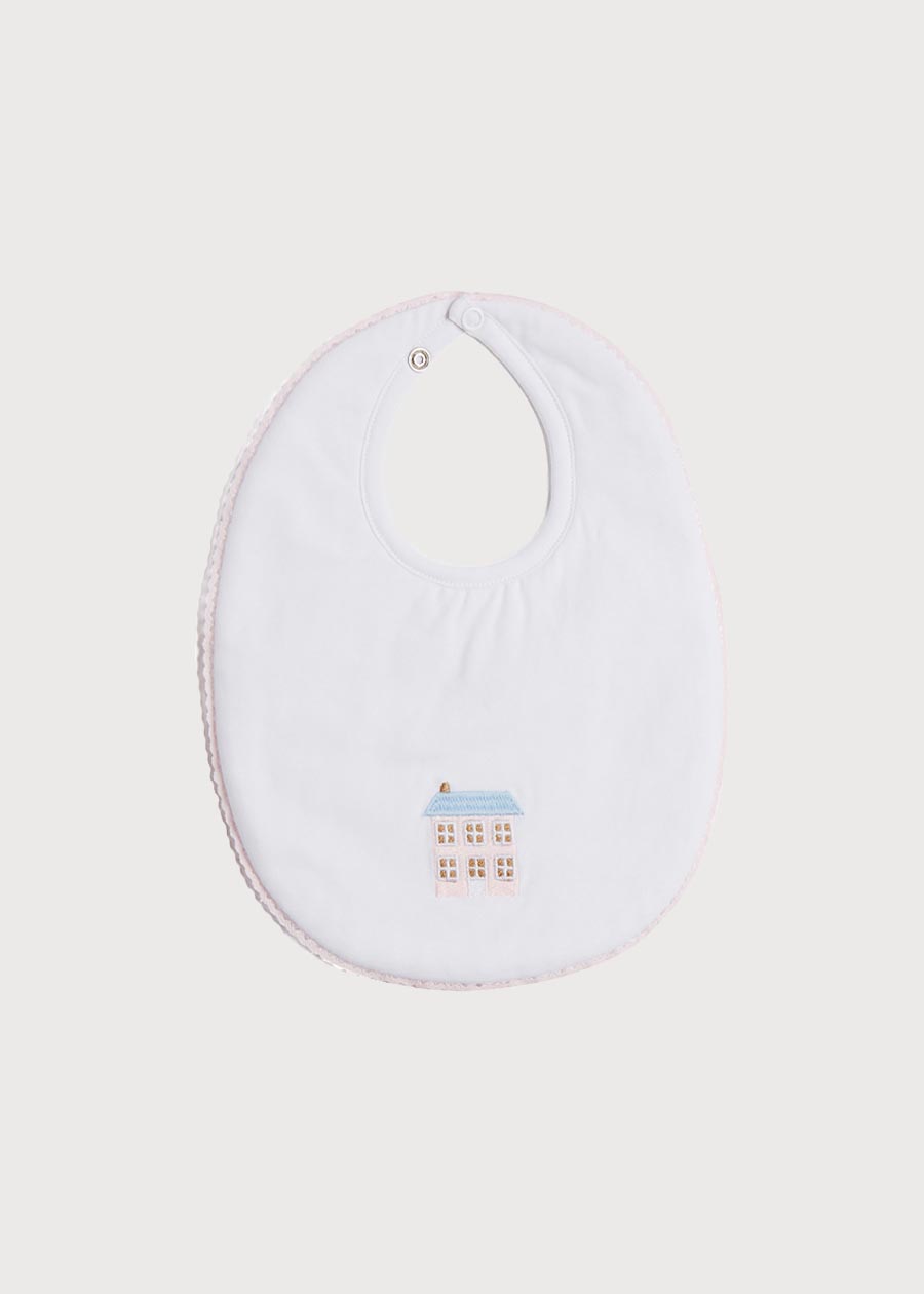House Embroidered Cotton Bib ACCESSORIES from Pepa London US