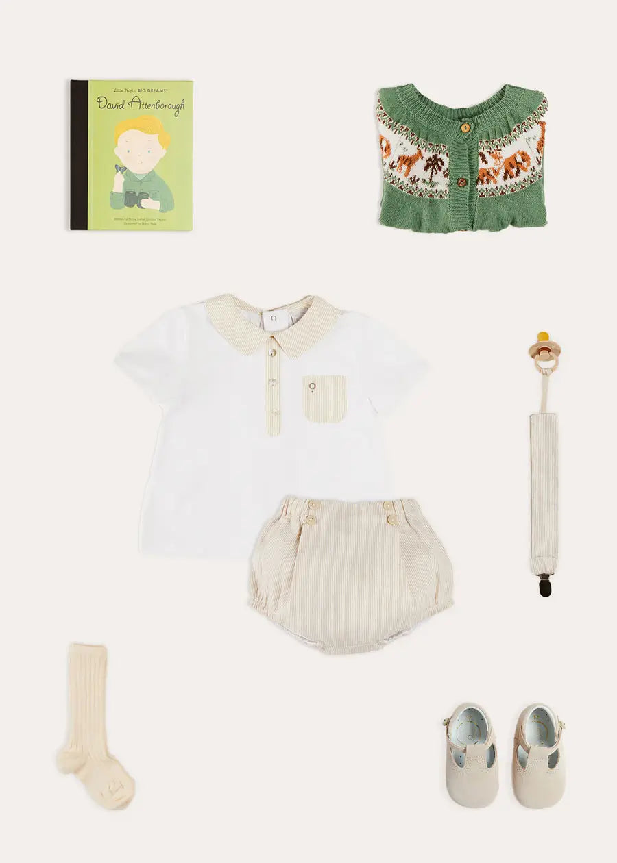 The Safari Cardigan Baby Boy Look Look from Pepa London US