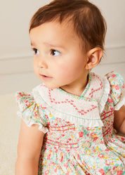The Clementine Romper Baby Girl Look Look from Pepa London US