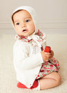 Openwork Cotton Cardigan in Cream (6mths-10yrs) KNITWEAR from Pepa London US