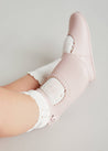 Mary Jane Pram Shoes in Pink (17-20EU) Shoes  from Pepa London US