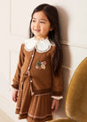 The Brown Knitted Co-ord Set Baby Girl Look Look  from Pepa London US