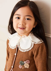 The Brown Knitted Co-ord Set Baby Girl Look LOOK from Pepa London US