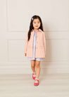 Peter Pan Collar Swing Coat in Pink (18mths-10yrs) Coats  from Pepa London US