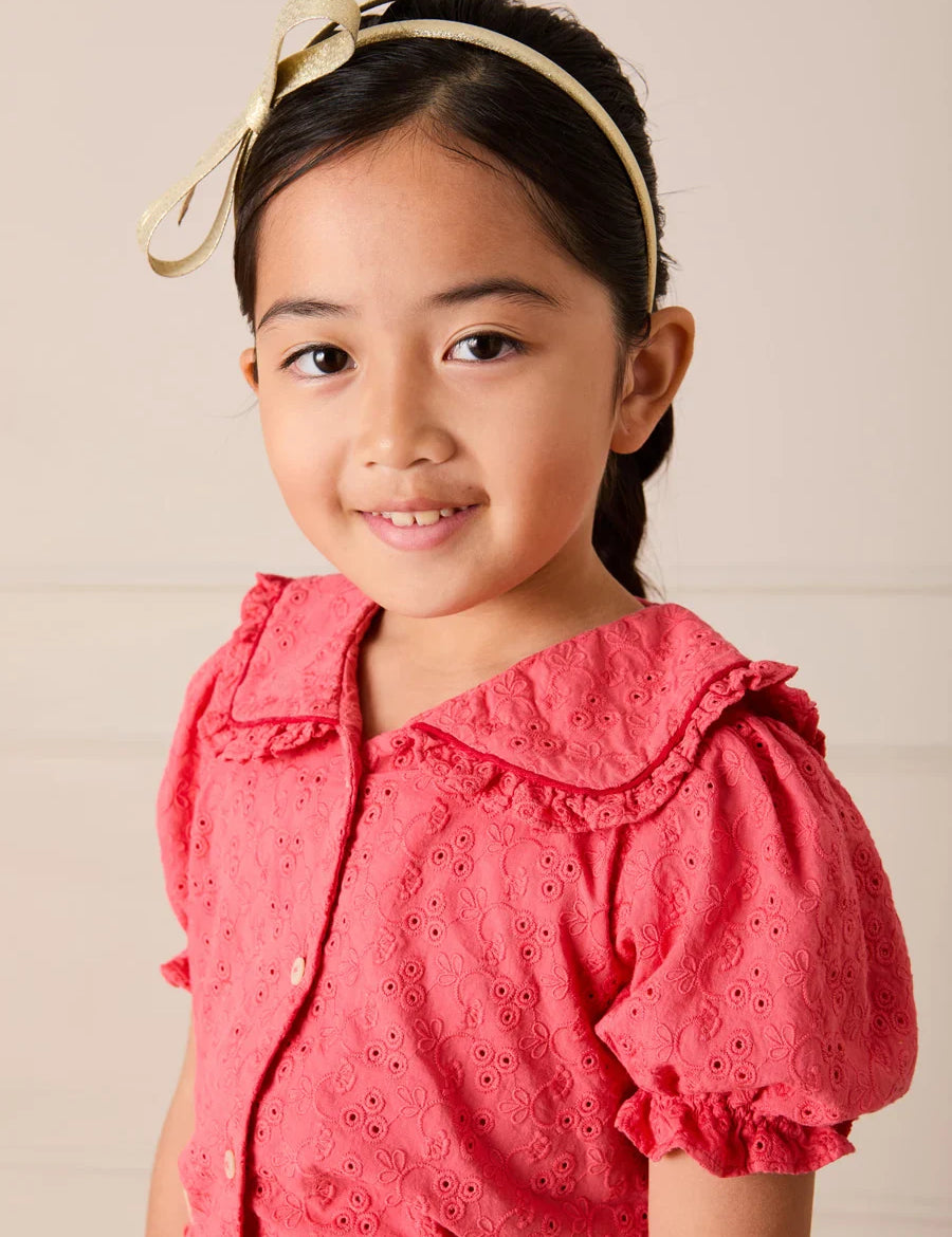 Thin Bow Hairband in Gold HAIR ACCESSORIES from Pepa London US