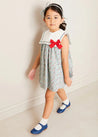 Evelyn Floral Sleeveless Bow Detail Trapeze Dress in Red (12mths-8yrs) DRESSES from Pepa London US