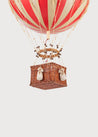 Striped Large Hot Air Balloon in Red Toys  from Pepa London US