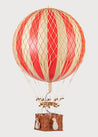 Striped Large Hot Air Balloon in Red Toys  from Pepa London US