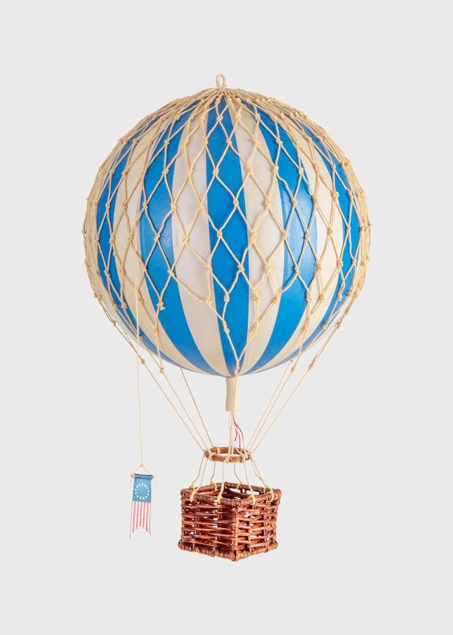 Striped Medium Hot Air Balloon in Blue TOYS from Pepa London US