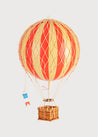 Striped Medium Hot Air Balloon in Red Toys from Pepa London US