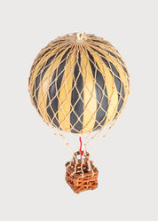 Striped Small Hot Air Balloon in Black TOYS from Pepa London US
