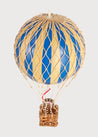 Striped Small Hot Air Balloon in Blue Toys from Pepa London US