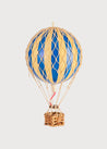 Striped Small Hot Air Balloon in Blue Toys from Pepa London US