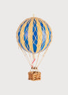 Striped Small Hot Air Balloon in Blue Toys  from Pepa London US