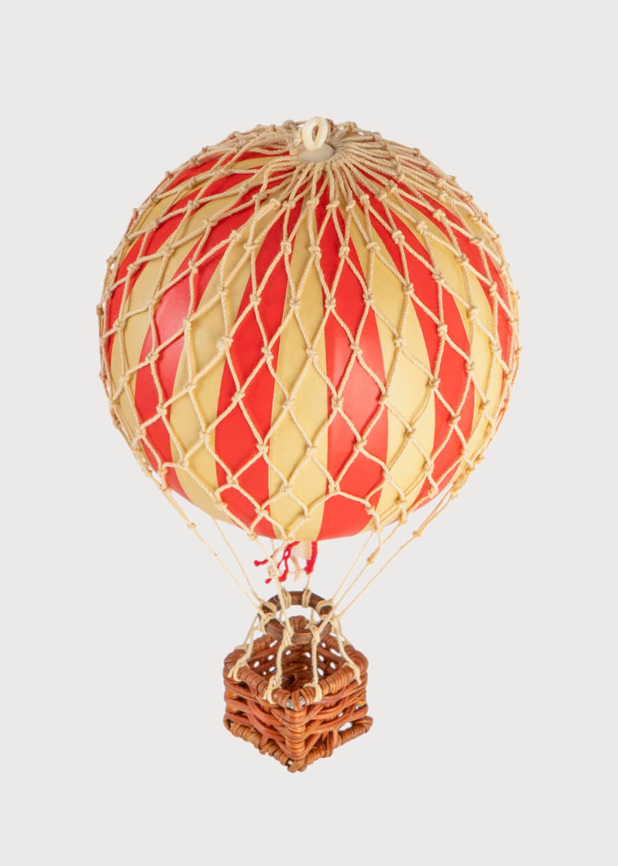 Striped Small Hot Air Balloon in Red TOYS from Pepa London US