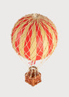 Striped Small Hot Air Balloon in Red Toys  from Pepa London US