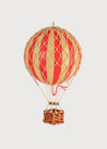 Striped Small Hot Air Balloon in Red Toys  from Pepa London US