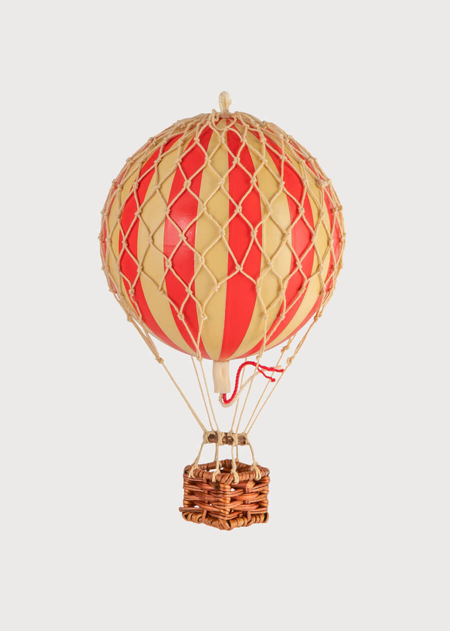Striped Small Hot Air Balloon in Red TOYS from Pepa London US