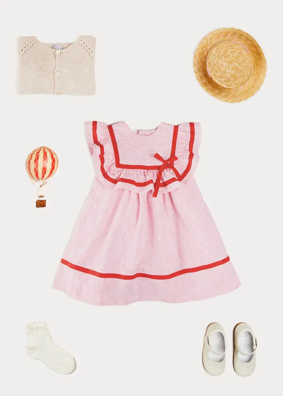 The Striped Ruffle Dress Toddler Girl Look Look from Pepa London US