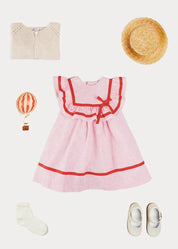 The Striped Ruffle Dress Toddler Girl Look Look from Pepa London US
