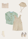 The Striped Short Dungaree Boy Look Look from Pepa London US