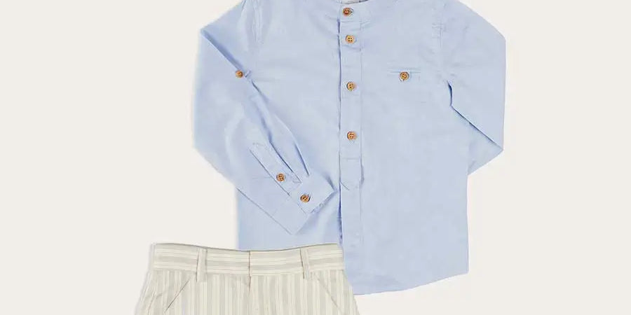 The Brompton Striped Shorts Boy Look Look from Pepa London US