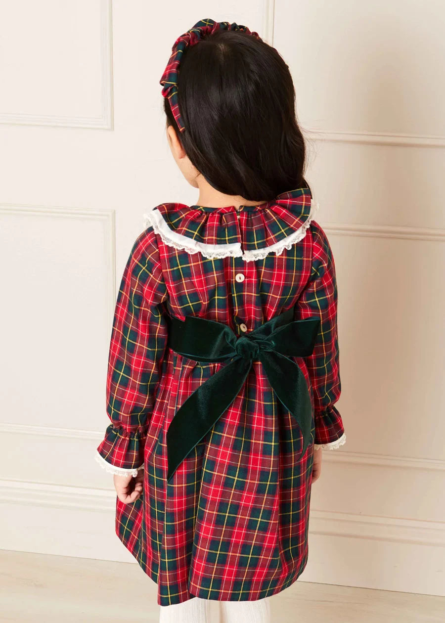 The Belgravia Tartan Dress Baby Girl Look Look from Pepa London US