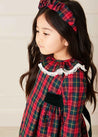 Belgravia Tartan Dress in Red (12mths-10yrs) Dresses from Pepa London US