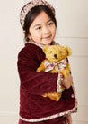 Limited-Edition Merrythought & Pepa Teddy Bear with Daphne Floral Bow Toys  from Pepa London US