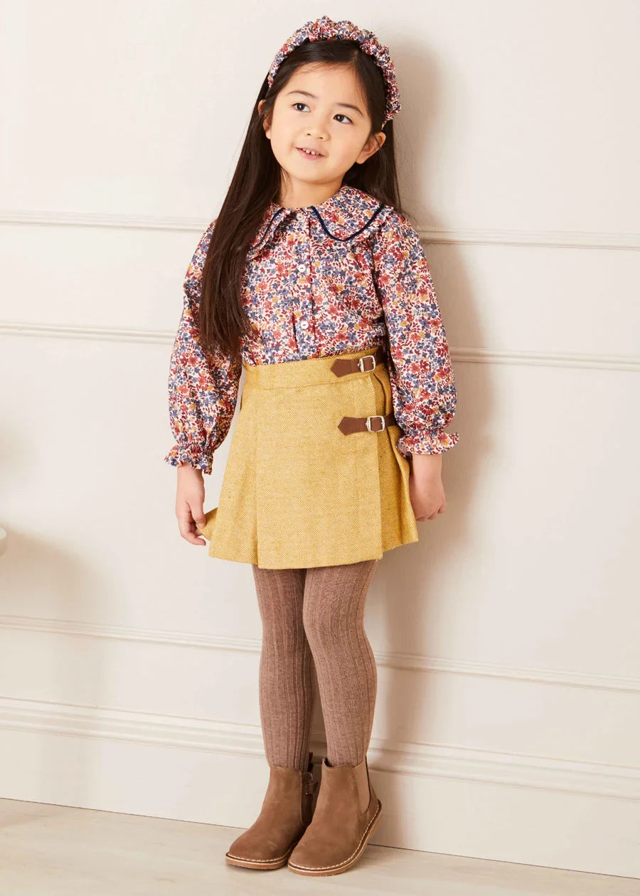 The Beatrice Floral Blouse and Skirt Girl Look LOOK from Pepa London US
