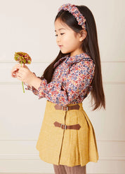 The Beatrice Floral Blouse and Skirt Baby Girl Look Look  from Pepa London US
