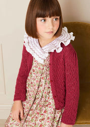 Daphne Floral Hand Smocked Double Breasted Dress in Pink (18mths-10yrs) Dresses from Pepa London US