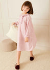 Laurel Floral Ruffle Detail Nightdress in Pink (18mths-10yrs) Nightwear  from Pepa London US