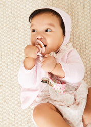 Eloise Floral Print Clip Dummy in Pink Accessories  from Pepa London US
