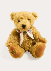 Limited Edition Merrythought & Pepa Teddy Bear with Adelaide Floral Bow in Pink (S-M) TOYS from Pepa London US