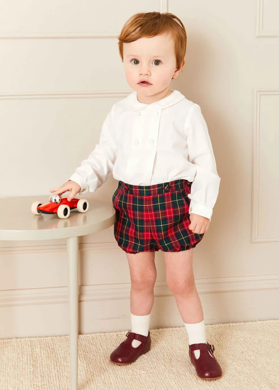 The Belgravia Tartan Bloomers Baby Boy Look LOOK from Pepa London US