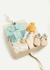 The Avery Floral Gift Set in Green and Beige Look  from Pepa London US