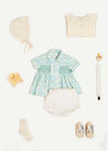 The Avery Floral Gift Set in Green and Beige Look  from Pepa London US