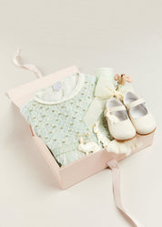 The Constance Floral Party Set in Green LOOK from Pepa London US
